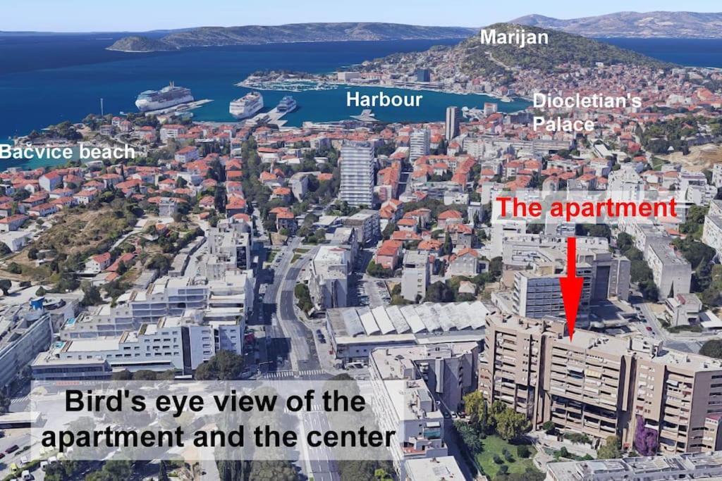 Eurit Apartment Shown In Detail Split Luaran gambar