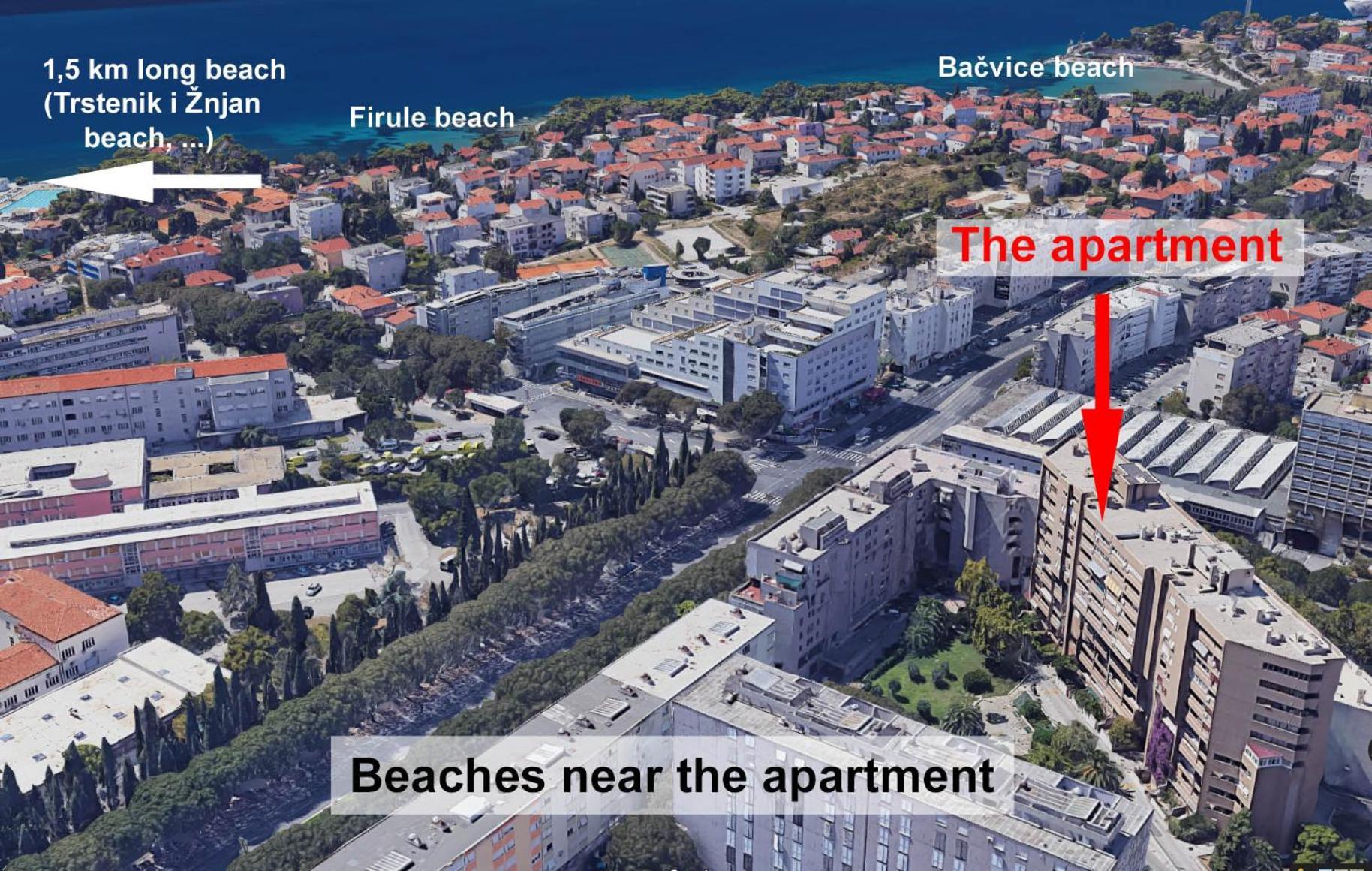 Eurit Apartment Shown In Detail Split Luaran gambar